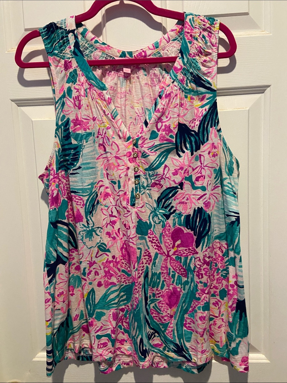 Lilly Pulitzer Essie Tank Top - XL- Like New